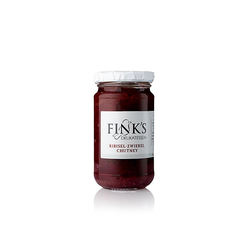 Ribisel-Zwiebel Chutney (Johannisbeeren) 210 g by Fink´s Delikatessen, delicious condiment made with currants and onions