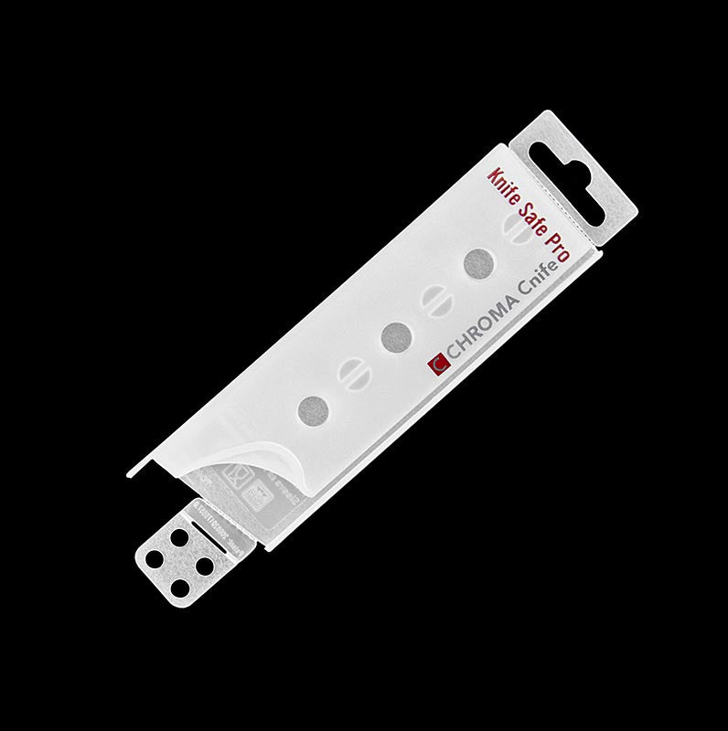 German: Chroma KS-04 Klingenschutz Safe Pro, 15,3x4,5cm, Kunststoffschaft, 1 St - Schützende Kunststoffscheide für professionelle Küchenmesser