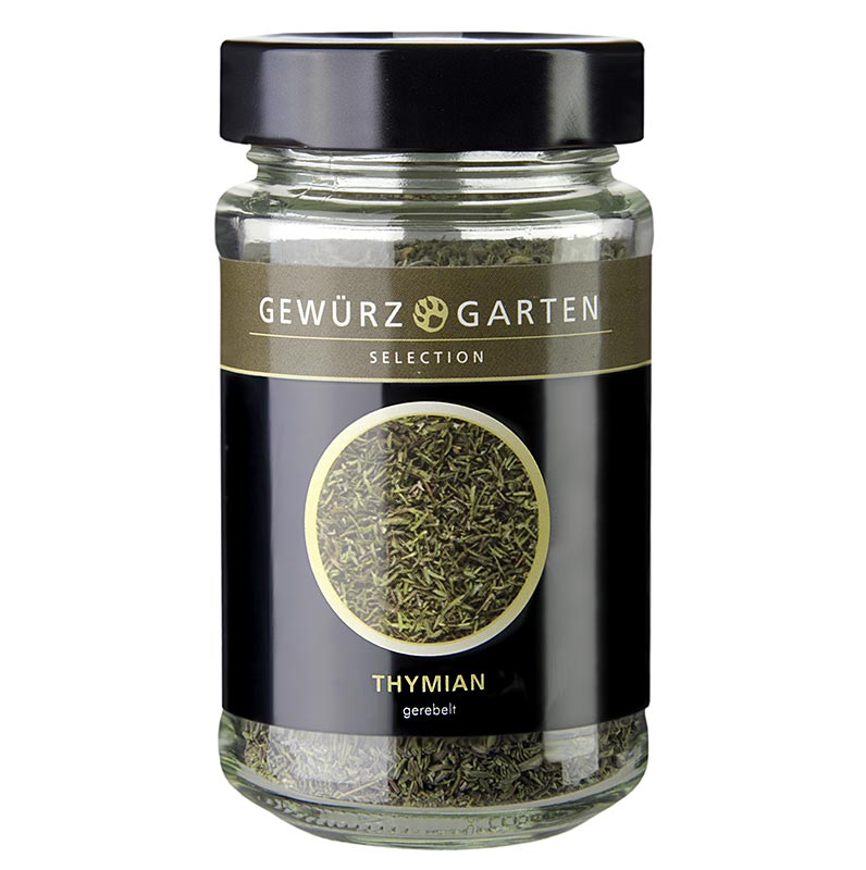 45 g of Gewürzgarten Thymian, gerebelt, a versatile and aromatic herb (English)