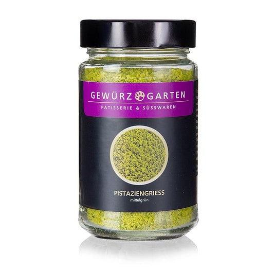 100g of medium green Gewürzgarten Pistaziengrieß, a flavorful and aromatic product