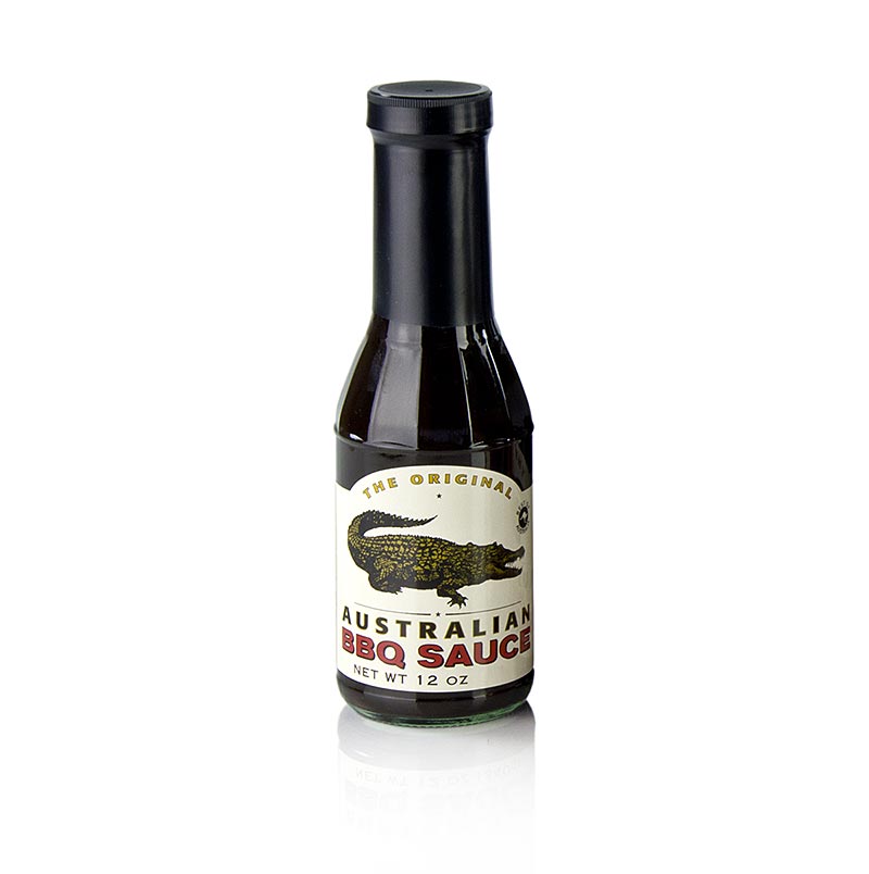 355 ml bottle of The Original Australian BBQ Sauce, featuring a rich and savory flavor perfect for grilling and marinating meats (English)