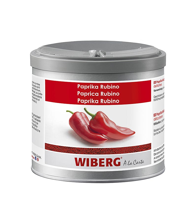 Delicious and flavorful Wiberg Paprika Rubino Delikatess, 270 g spice blend (English)