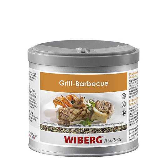 German:
Großes Bild einer 370 g Packung des Wiberg Grill Barbecue Gewürzsalzes