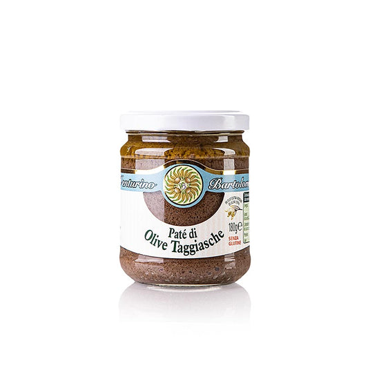 Organic black Tapenade made from Taggiasca and Venturino Olives, 180g