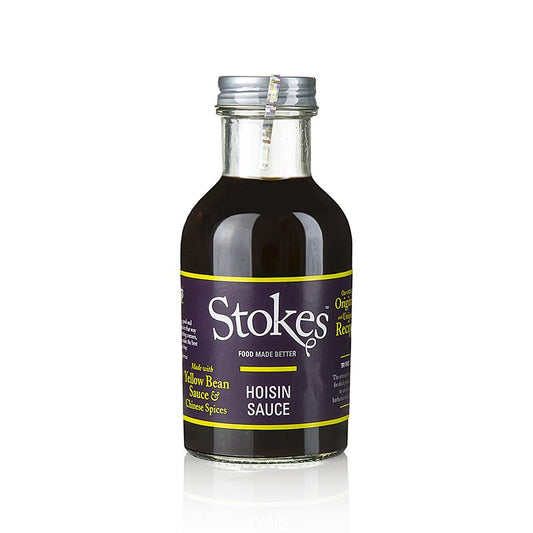 English

Alt text: A 260ml bottle of Stokes Hoisin Sauce, a sweet and savory condiment perfect for adding flavor to stir-fries, marinades, and dipping sauces