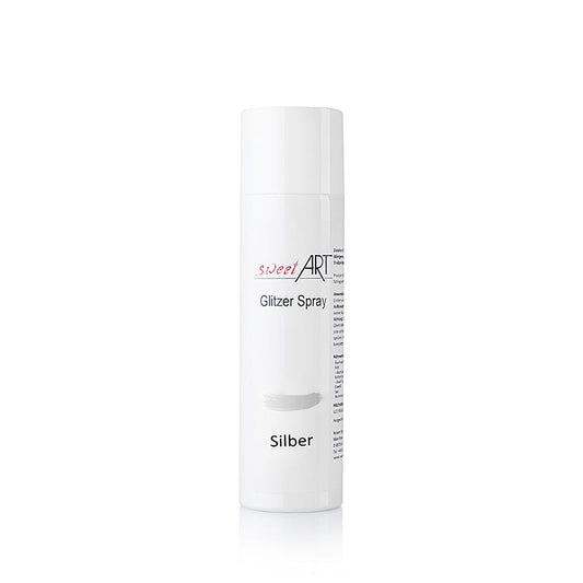 Glitzer Spray, silber glänzend, Sweet Art, 250 ml