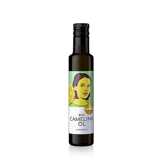 Organic 250 ml Fandler Camelina Öl, a high-quality cold-pressed oil