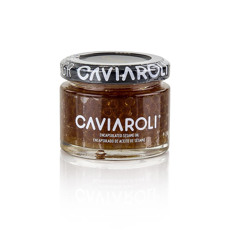 Caviaroli® Ölkaviar, kleine Perlen aus Sesamöl, 50 g, verfeinert Ihre Gerichte