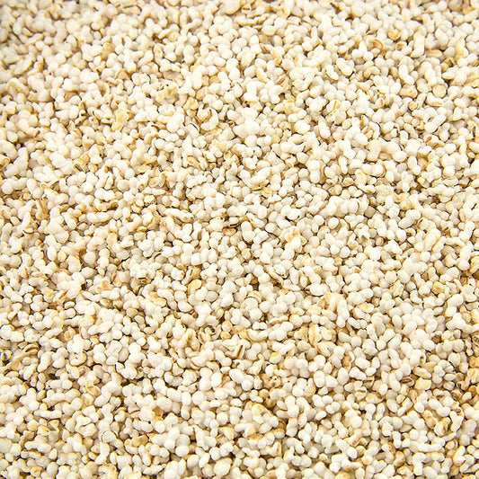 Organic 1 kg package of puffed amaranth, a nutritious gluten-free grain