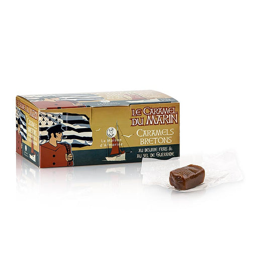 Delicious Caramels Bretons with butter and sea salt, 150g, perfect indulgence