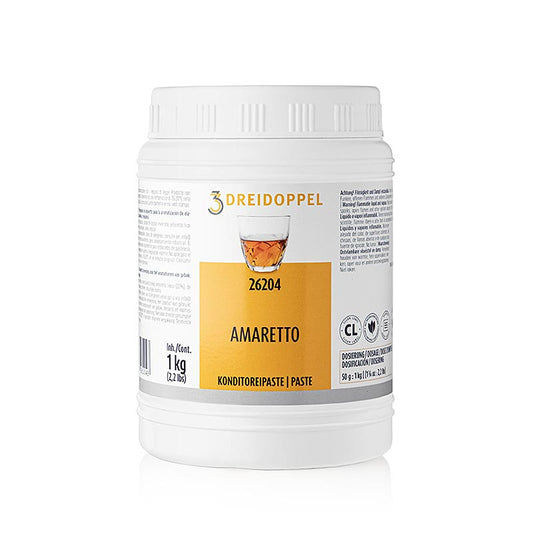 Amaretto-Paste, Dreidoppel, Nr 262, 1 kg - Hochwertige Zutat für köstliche Backwaren und Desserts