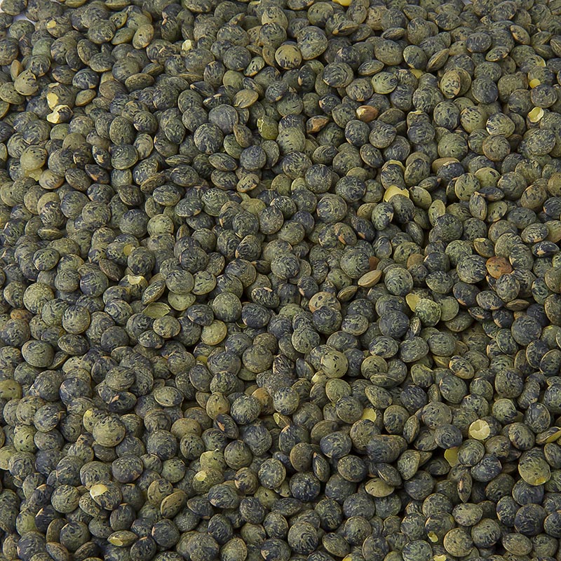 Organic Canadian green lentils, 1 kg pack, also known as Linsen or Lentilles