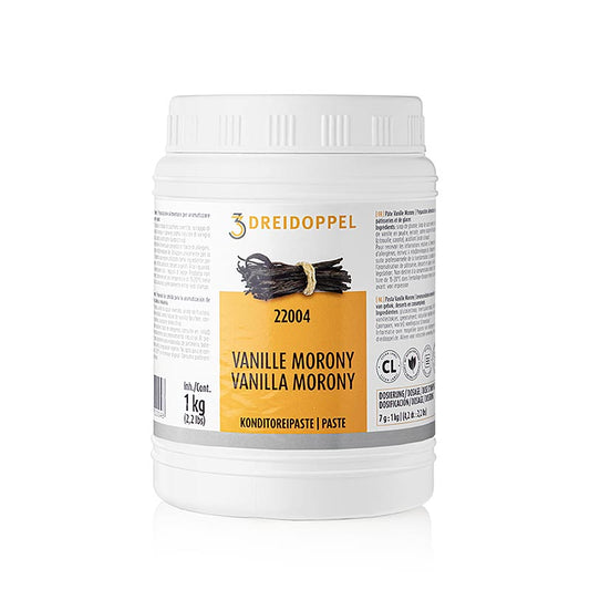 Moroni-Vanille-Paste, Dreidoppel, No.220, 1 kg