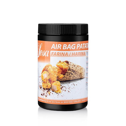 Air bag patata farina - rohe Kartoffel, getrocknet, feines Granulat, 650 g - A 650g bag of dried, fine granulated raw potato product