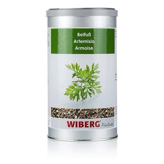 Alt text: Getrockneter Wiberg Beifuß, 150 g Verpackung, hochwertiges Küchengewürz für aromatische Gerichte