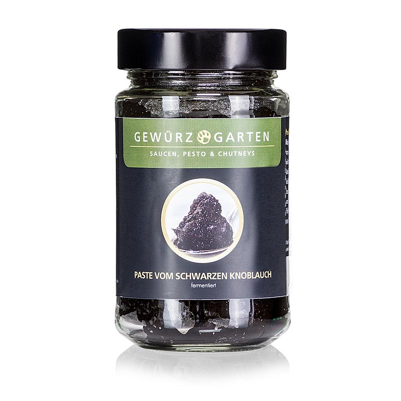 Gewürzgarten Paste aus 100% fermentiertem schwarzen Knoblauch, 250 g, aromatische und vielseitige Zutat