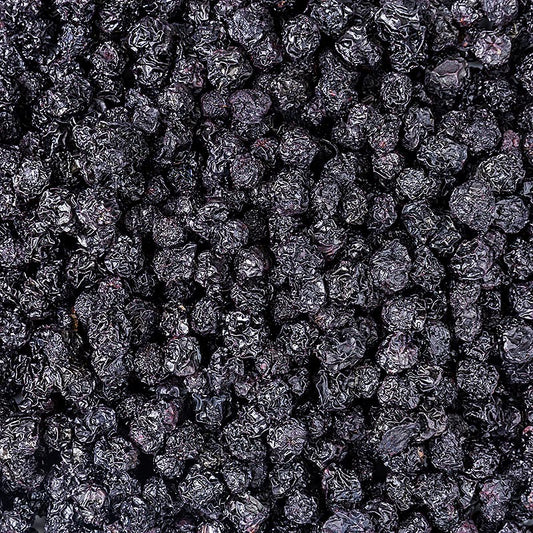 Aroniabeeren, ganz getrocknet, BIO, 1 kg - High-quality organic dried aronia berries in a 1 kg package