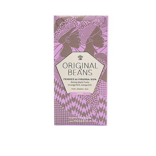 Organic 70g Femmes de Virunga Kongo 55% Milk Chocolate Bar by Original Beans