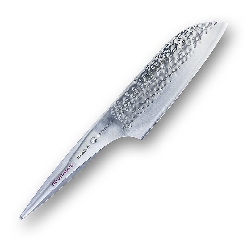 German: Chroma Typ 301 P-2 HM Gemüsemesser Santoku Hammerschlag, 17,8cm, 1 Stück - Hochwertiges Gemüsemesser mit Hammerschlagoptik und 17,8 cm Länge