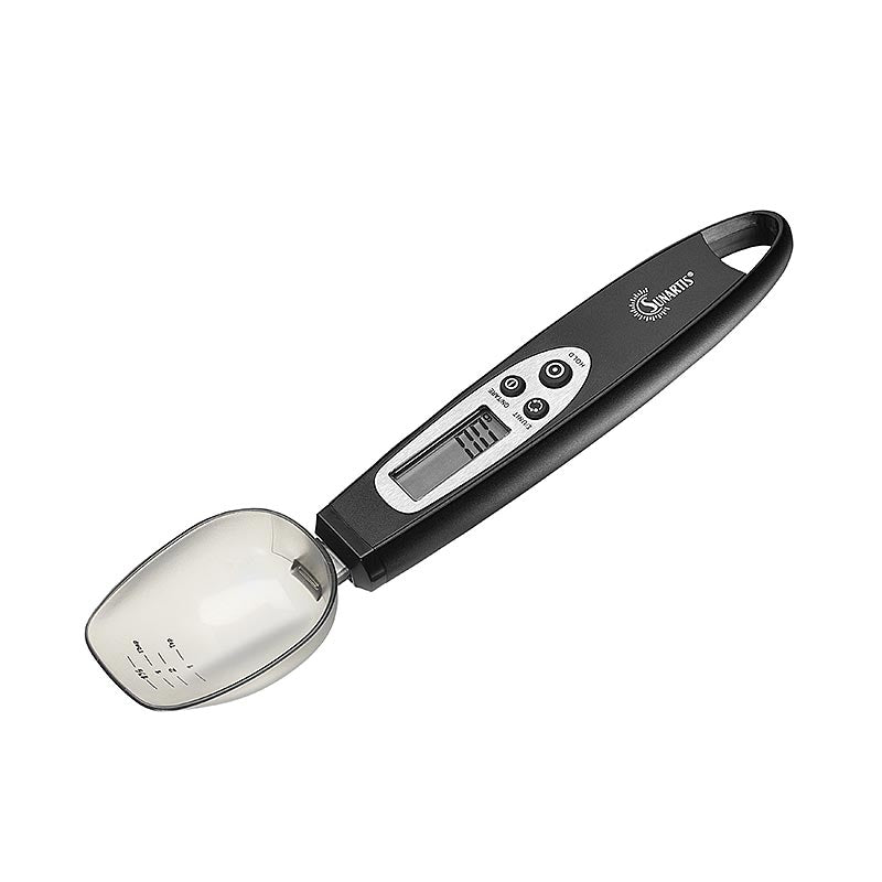 Digitale Löffelwaage mit einer Größe von 219x48mm, 0,1g - 300g, in schwarz (Gourmet-Spoon)