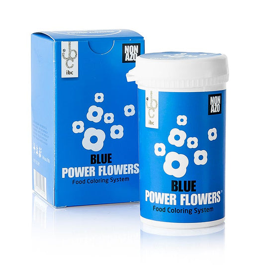 PowerFlowers - Blau, AZO-freie Lebensmittelfarbe für Schokoladea, Mona Lisa, 50 g