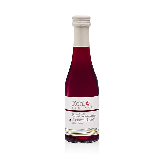 ESSENCE Bergapfelsaft + Johannisbeere, 200 ml, a refreshing and healthy fruit juice blend in a convenient 200 ml size bottle