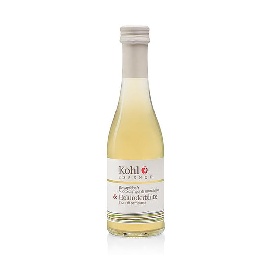 ESSENCE Bergapfelsaft + Holunderblüte, 200 ml - a delicious and refreshing blend of bergamot and elderflower juice in a 200 ml bottle