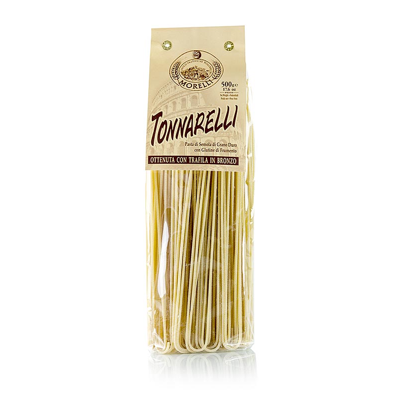 Morelli 1860 Spaghettoni Tonnarelli, 500 g - long, thick pasta strands perfect for traditional Italian dishes