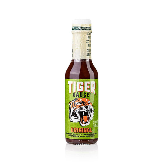 German

Alt-Text: Flasche der originalen australischen Try Me Tiger BBQ und Würzsauce, 147 ml