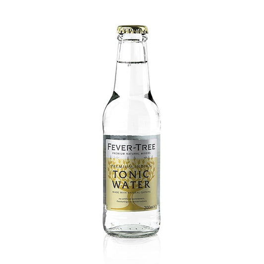 200 ml bottle of Fever Tree Indian Tonic Water, a popular and refreshing fizzy drink