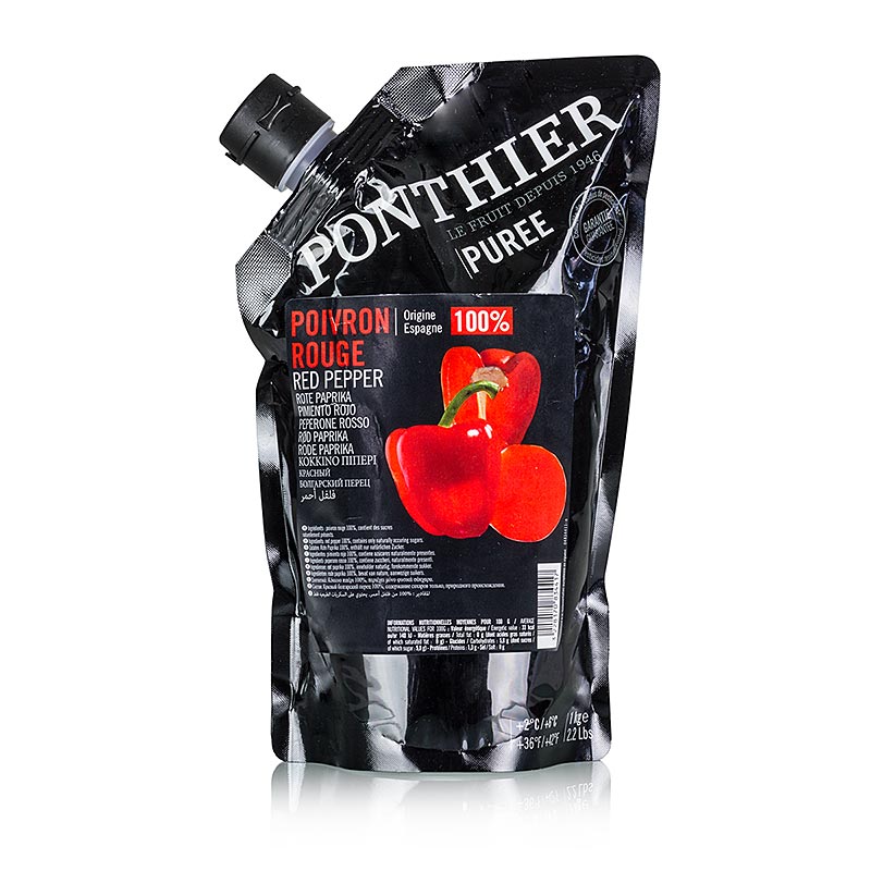 Püree - Rote Paprika, 100% Gemüse, ungezuckert, 1 kg