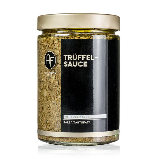 Trüffelsauce (SALSA Tartufata) mit Sommertrüffel aus dem Appennino, 500 g, ideal für Pasta und Fleischgerichte