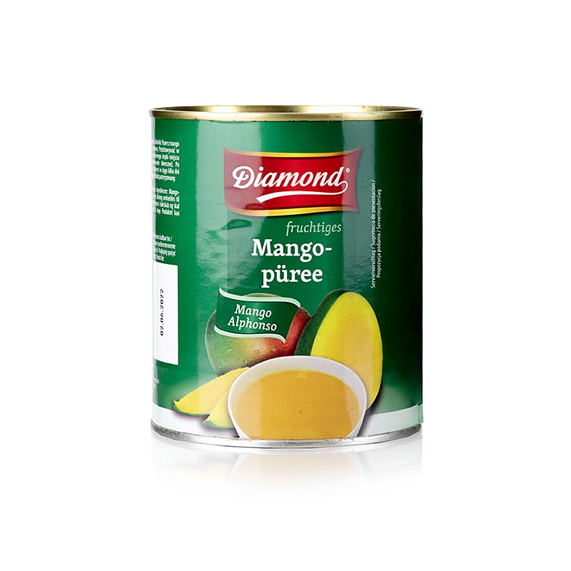 Mango-Pulpe, gezuckert, Alphonso, Diamond, 850 g - eine köstliche, süße Mangopulpe in 850 g Verpackungseinheit