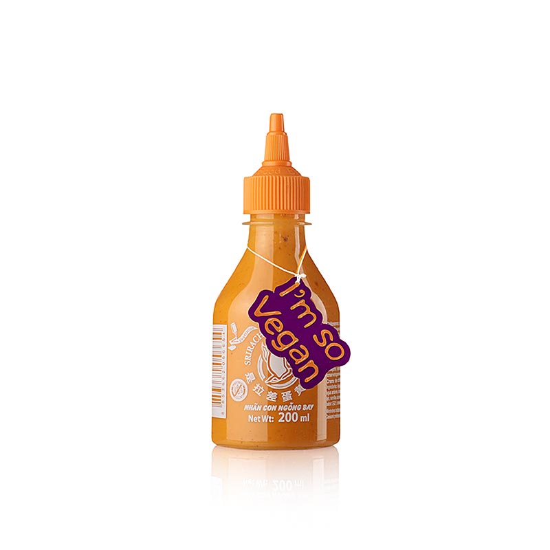 Chili-Creme - Sriracha Mayoo, scharf, Flying Goose, 200 ml - Eine scharfe und würzige Mayonnaise mit Sriracha-Chili, perfekt zum Verfeinern von Gerichten