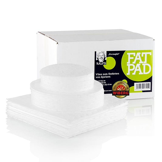 WIBERG FatPad Package (12 x S, 12 x M, 4 x XXL), 28 tlg - Set mit 28 verschiedenen Größen von WIBERG FatPads zur Verwendung in der Küche