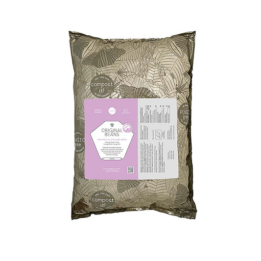 Organic 55% milk chocolate couverture callets, 2 kg from Original Beans, Femmes de Virunga Kongo (English)