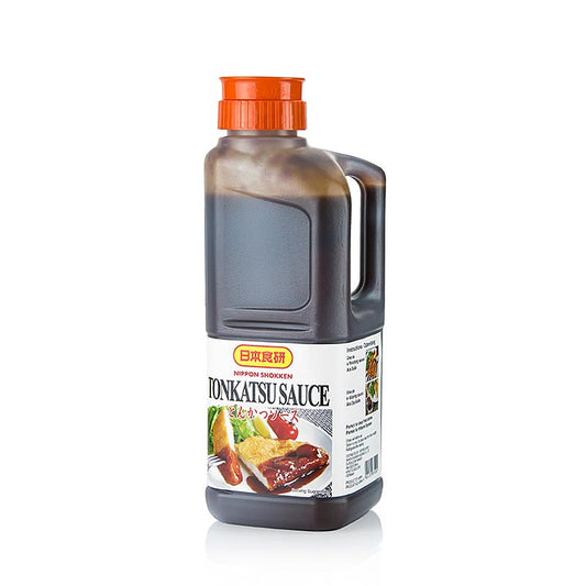 Tonkatsu Sauce, Würzsauce, Nihon Shokken, 2 kg - traditional Japanese condiment for pork cutlets and other dishes (English)