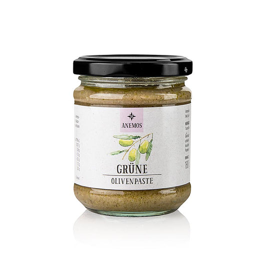 Anemost Tapenade made from Chalkediki Olives, 180g, a green olive paste with a rich and flavorful taste