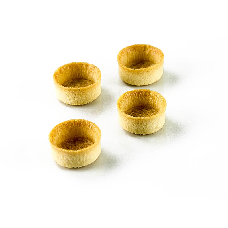 Mini Dessert-Tartelettes - Filigrano, rund, ø 3,8cm, H 1,8cm, Mürbeteig, 200 St - Delicious and delicate mini tartlets made with shortcrust pastry, measuring 38cm in diameter and 18cm in height, in a pack of 200 pieces