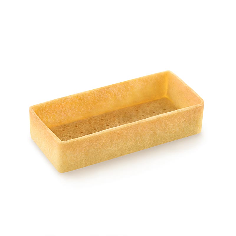 Rectangular Filigrano dessert tartelettes, 73x33cm, with a height of 18cm, made from shortcrust pastry, totaling 162 pieces