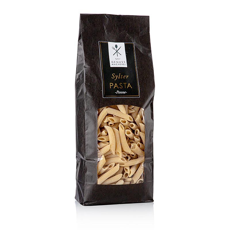 Sylter Pasta - Penne, 500 g, delicious Italian durum wheat pasta in convenient 500g packaging for cooking at home