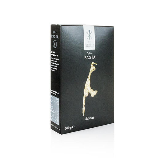 Delicious Sylter Pasta - Risoni, 500 g, made from high-quality durum wheat semolina, perfect for flavorful pasta dishes