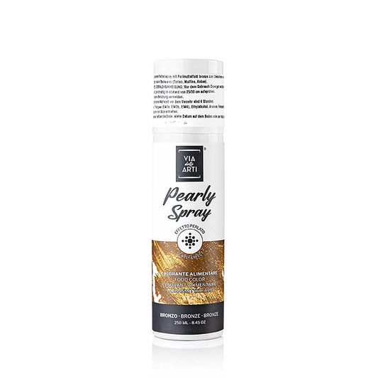 Glitzer Spray, Pearly Bronze (Perlmutt), 250 ml - a shimmering bronze spray for adding sparkle and shine to your crafts and projects (English)