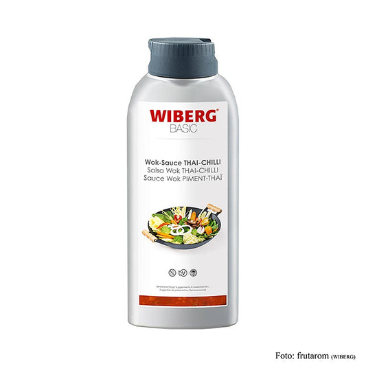 665 ml Wiberg BASIC Wok Sauce Thai-Chili Style in a Squeezeflasche (German)