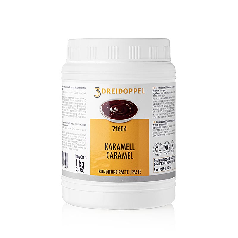 Karamel Konditor Paste, Dreidoppel No216, 1 kg for baking and pastry decoration (English)