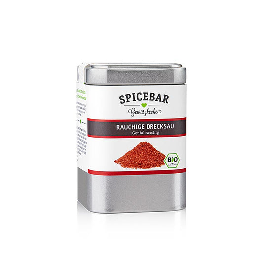 Bio-Gewürzzubereitung 'Rauchige Drecksau' von Spicebar, 100 g, für ein intensives und rauchiges Geschmackserlebnis