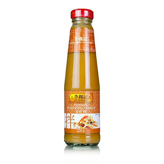 226 g bottle of Lee Kum Kee Peanut Flavoured Sauce (mit Erdnussgeschmack) (German)