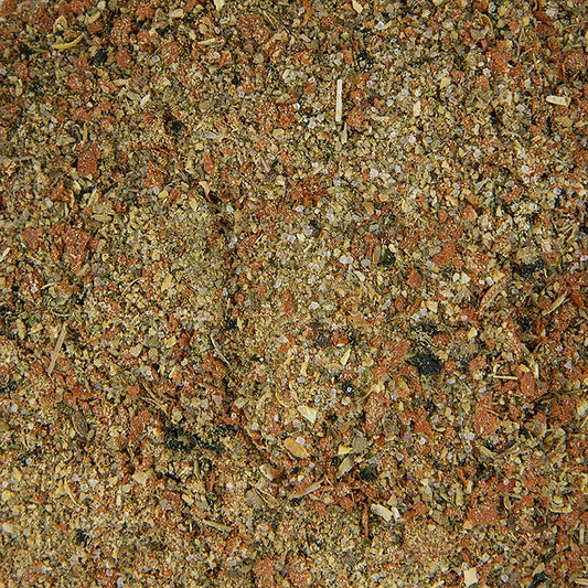 BBQ Rub Ocean, Gewürzzubereitung, Altes Gewürzamt, 200 g - A 200 g container of Altes Gewürzamt's BBQ Rub Ocean seasoning blend