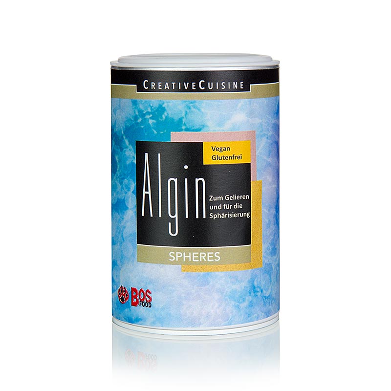 Alt text: 200g of Creative Cuisine Algin for spherification and molecular gastronomy (English)