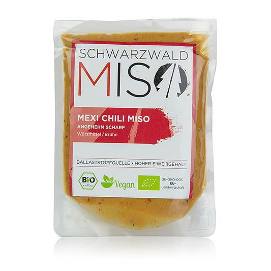 Organic Schwarzwald Miso Mexi Chili Paste, pleasantly spicy, 220g product in a jar